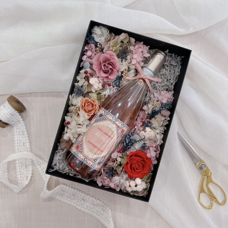 酒禮花盒－羅莎粉紅葡萄酒